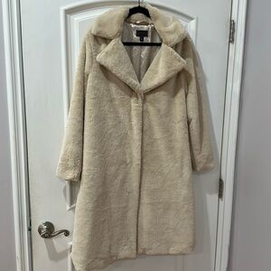 G By Giuliani Black Label faux fur coat size XS